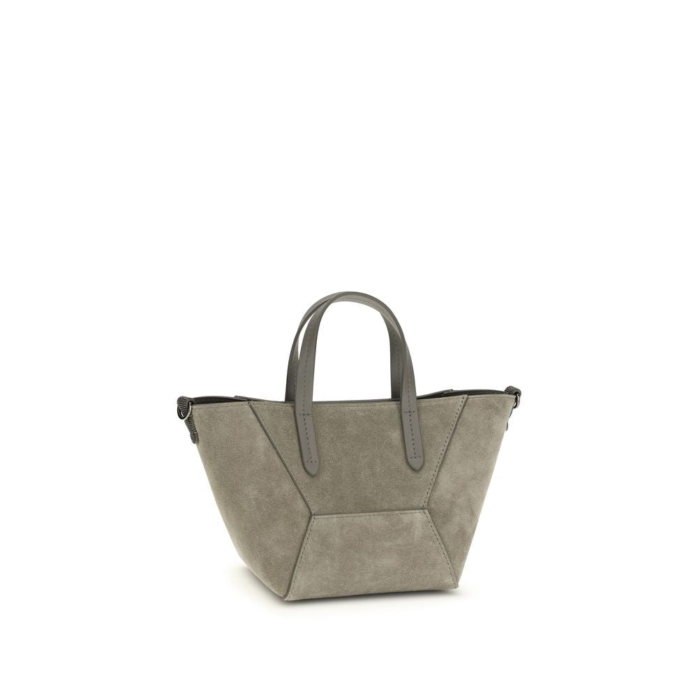 Suede shoulder bag