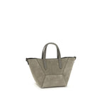 Suede shoulder bag