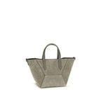 Suede shoulder bag