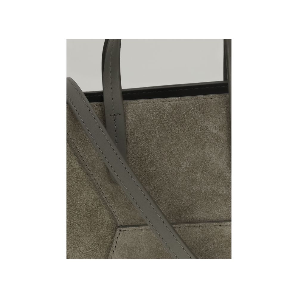 Suede shoulder bag