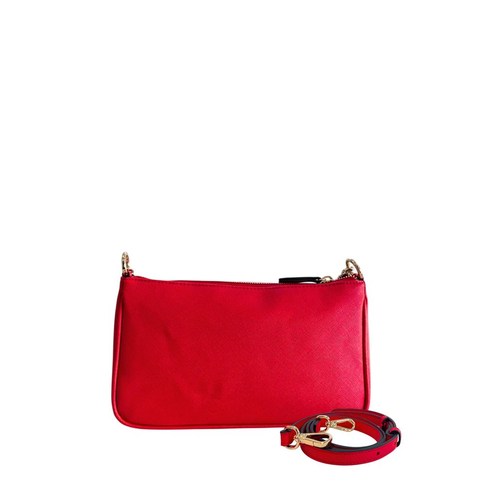 Red crossbody bag