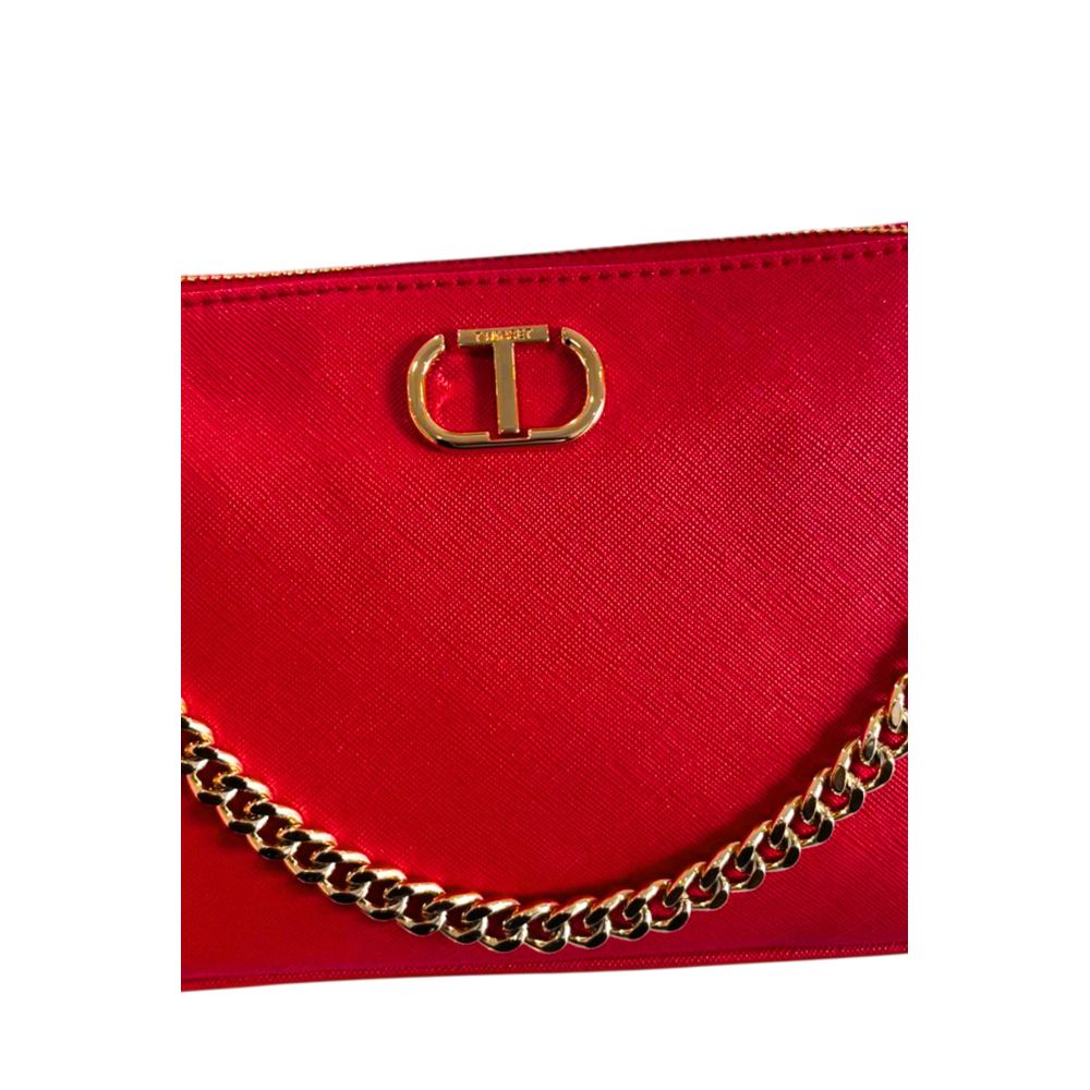 Red crossbody bag