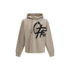 Beige cotton sweatshirt