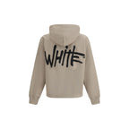 Beige cotton sweatshirt