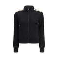 Black wool cardigan