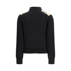Black wool cardigan