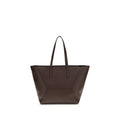 Leather tote bag