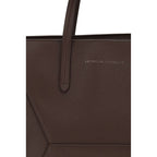 Leather tote bag