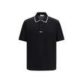 Polo nera in cotone