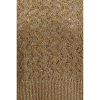 Maglione in seta beige