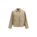 Bomber beige in cotone