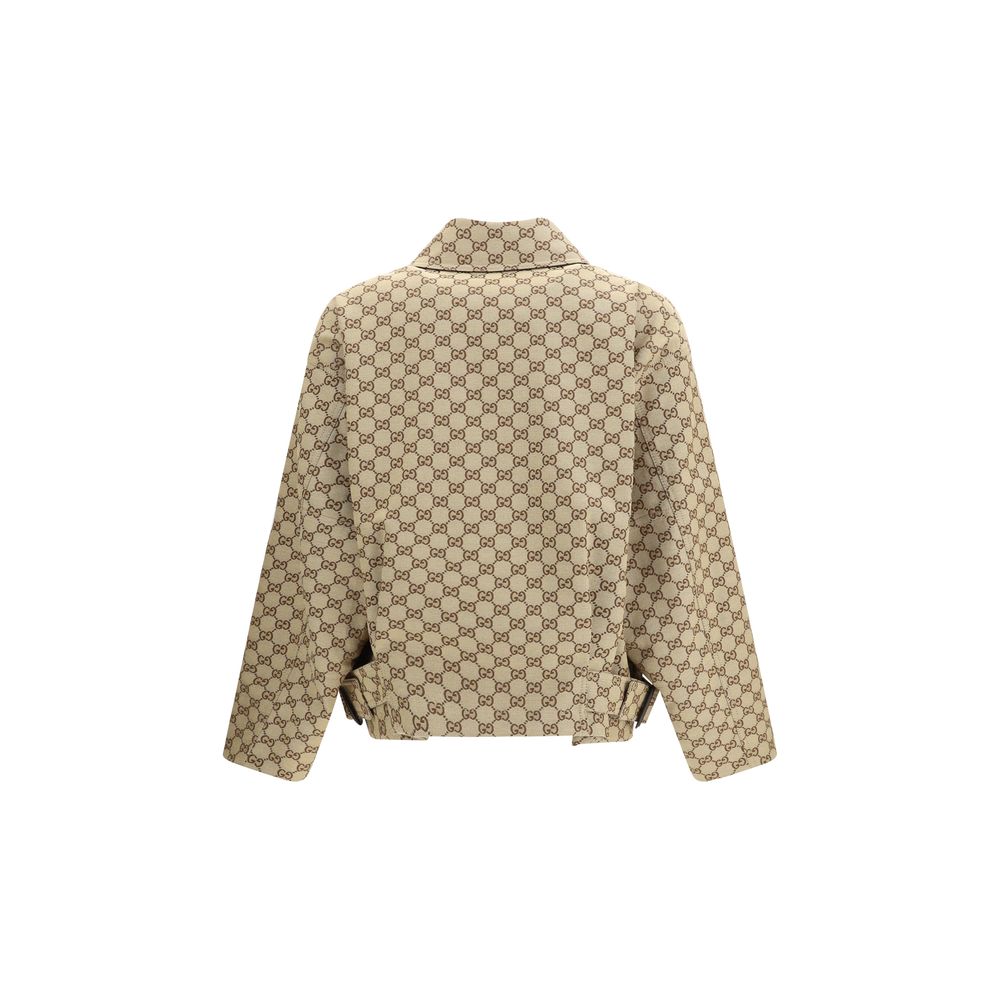 Bomber beige in cotone