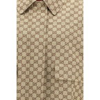 Bomber beige in cotone