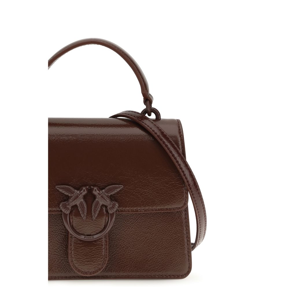 Mini borsa Love One Top in pelle