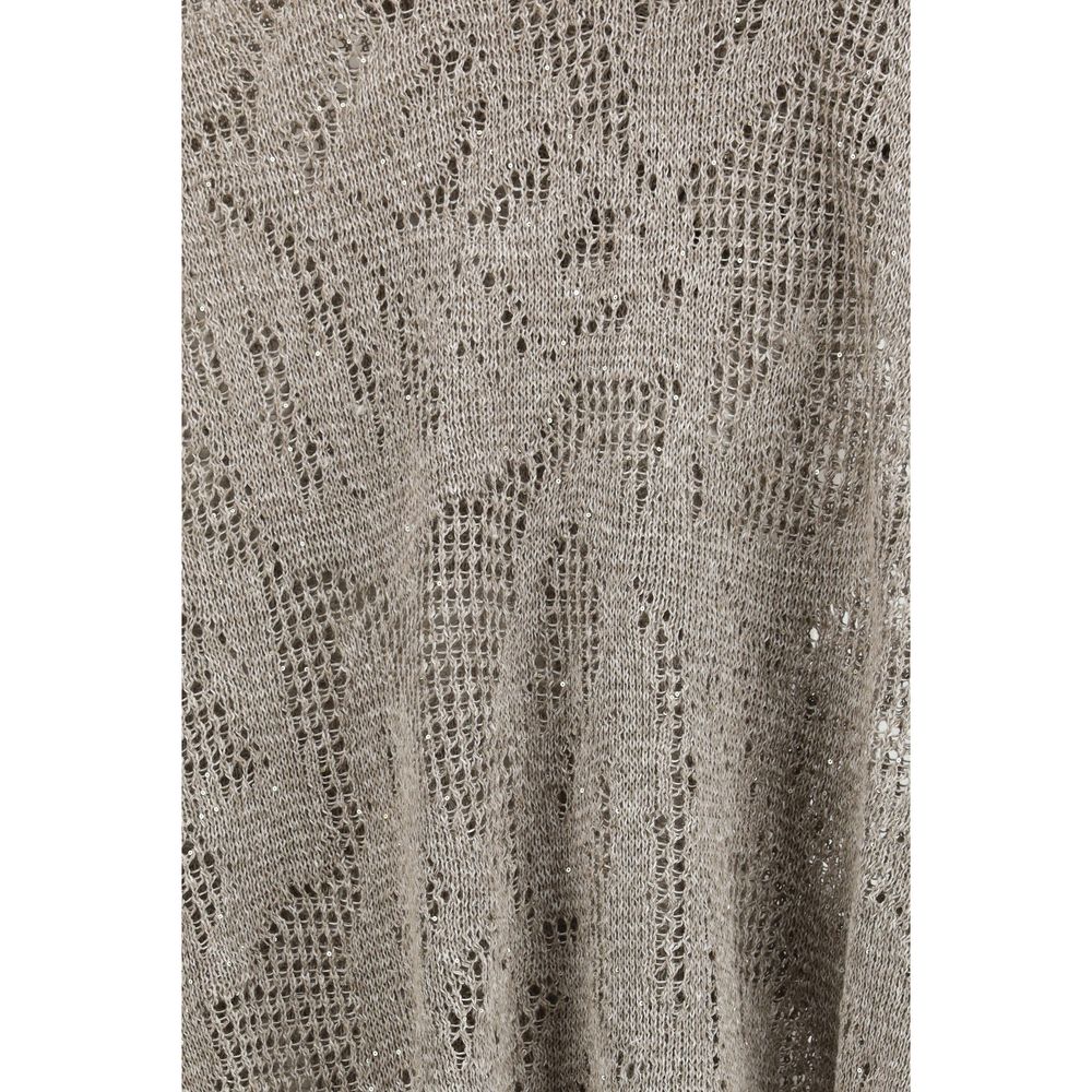 Linen beige hoodie