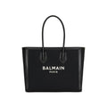 Black cotton tote bag