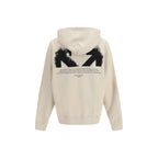 Beige cotton sweatshirt