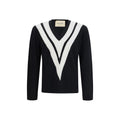 Maglione nero in lana