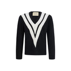 Maglione nero in lana