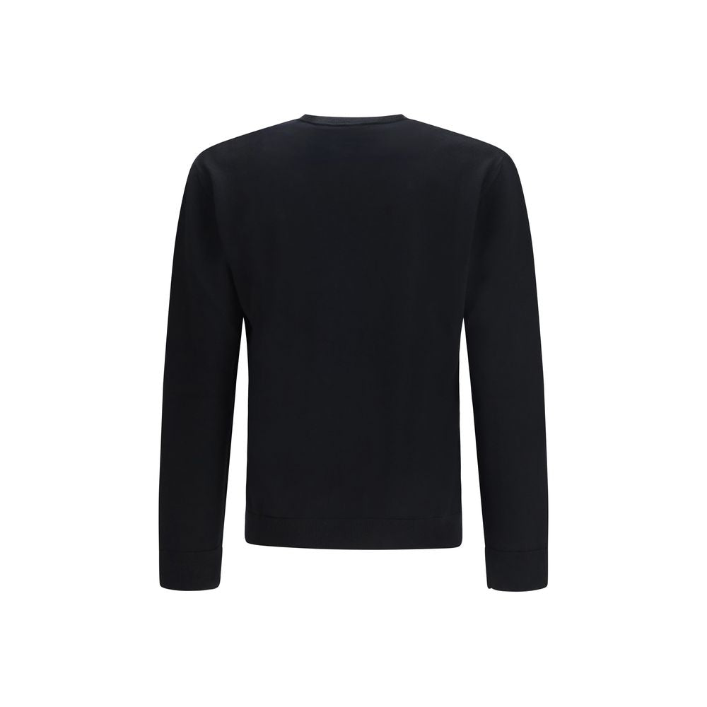 Maglione nero in lana