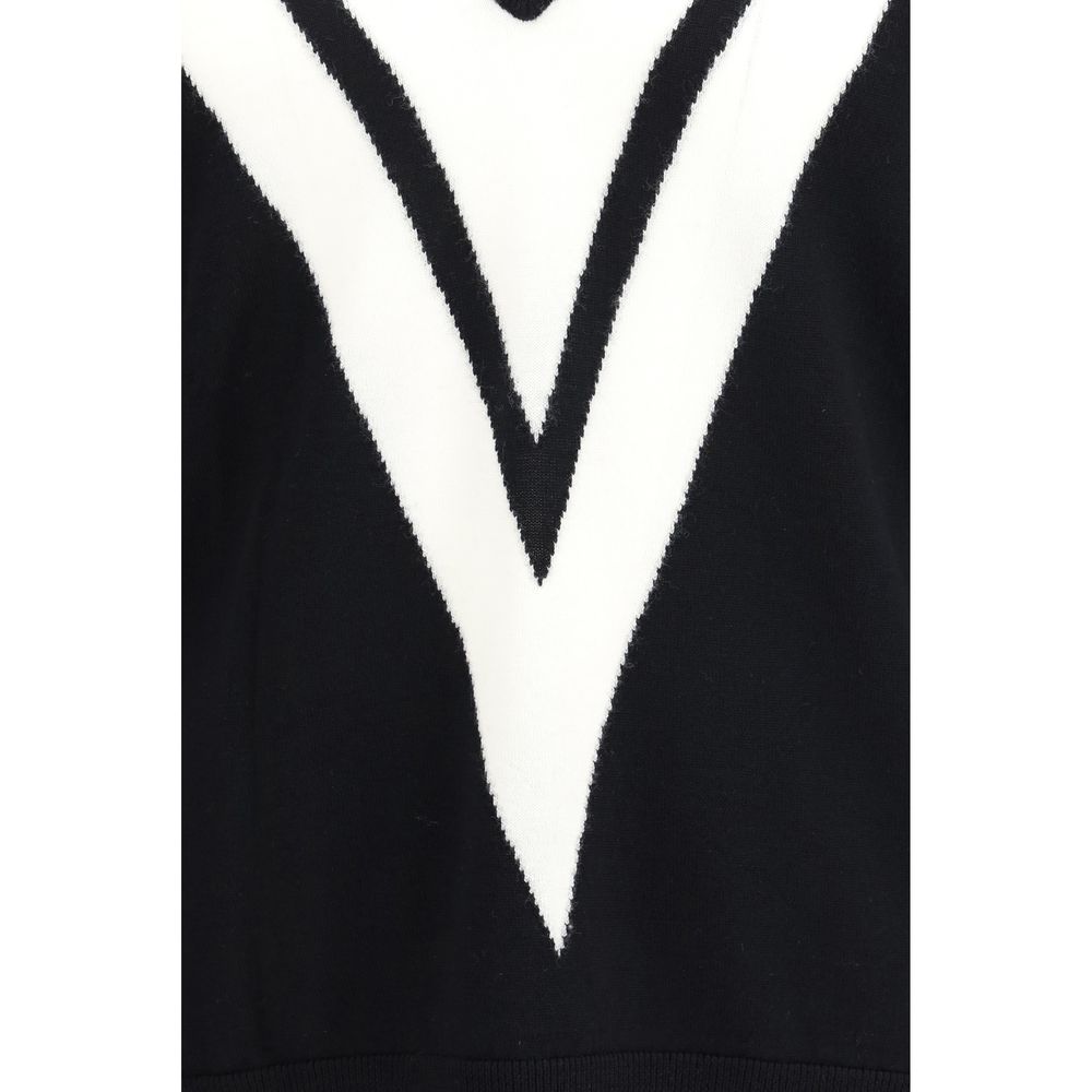 Maglione nero in lana