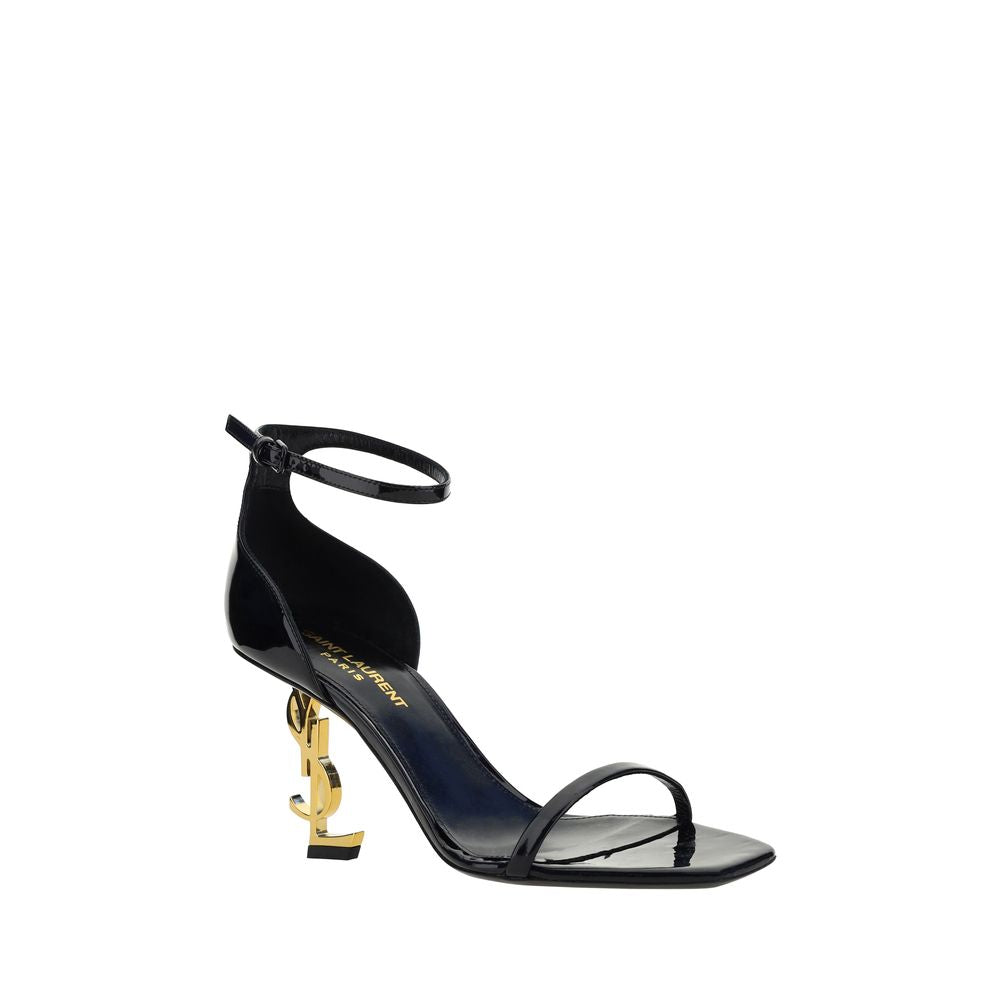 Bos Taurus black calfskin stiletto heels