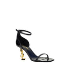 Bos Taurus black calfskin stiletto heels