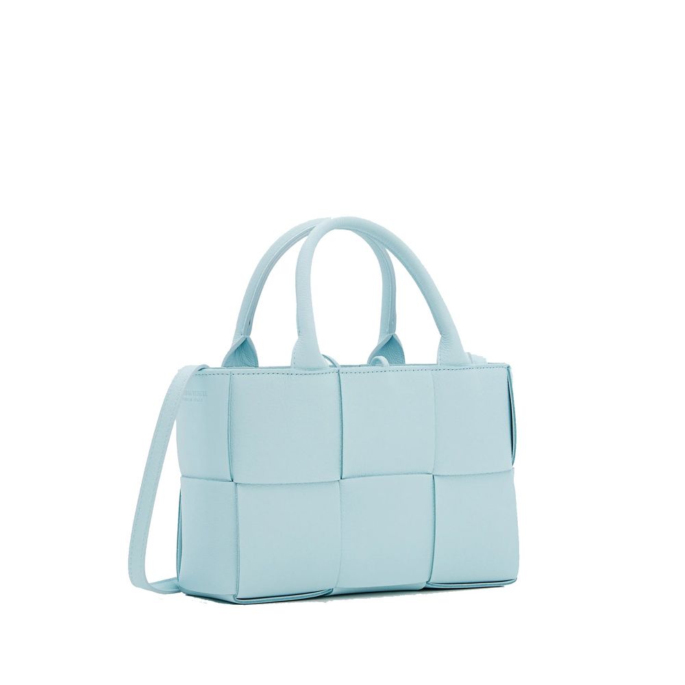 Leather tote bag