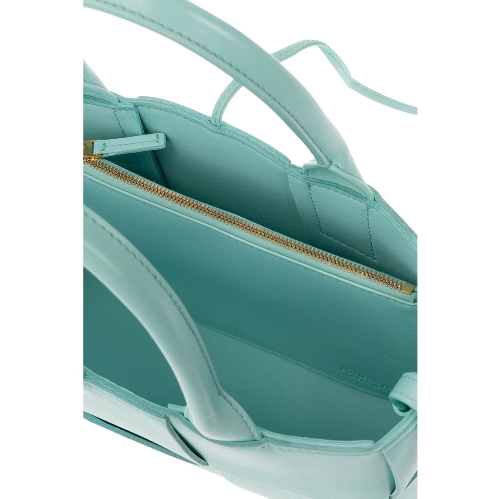Leather tote bag