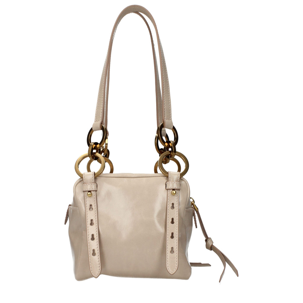 Leather shoulder bag