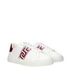 Low-top leather sneakers