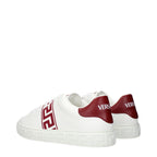 Low-top leather sneakers