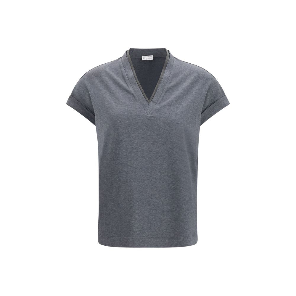 Maglietta in cotone grigio