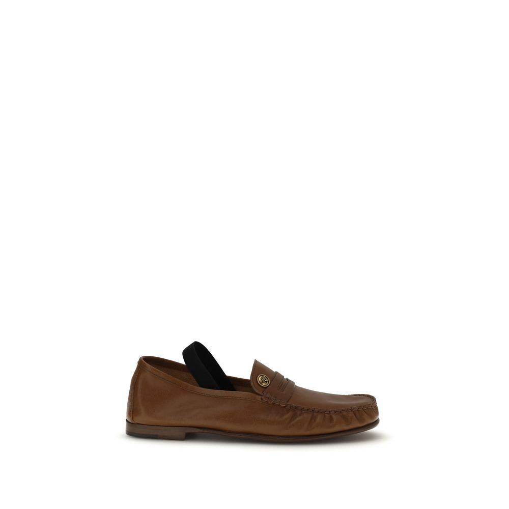 Leather loafers