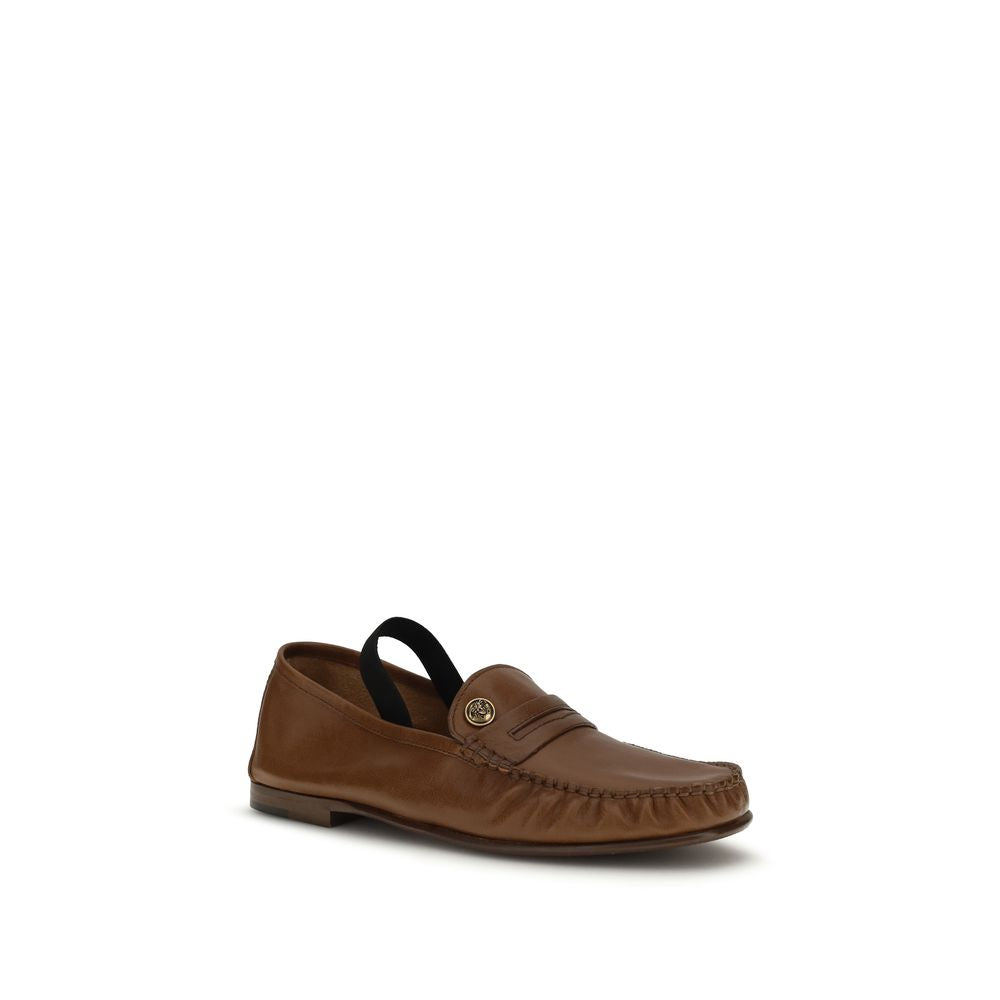 Leather loafers