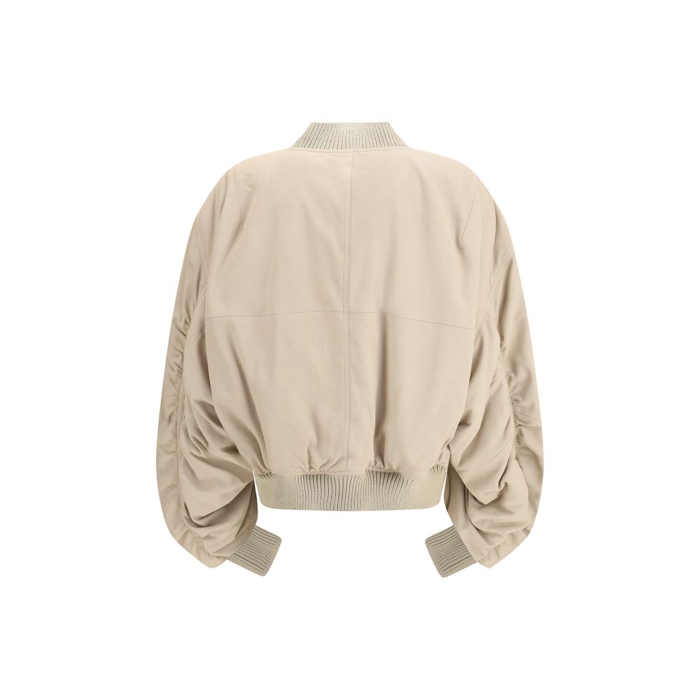 Bomber Secchia in pelle di agnello