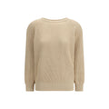 Beige cotton sweater