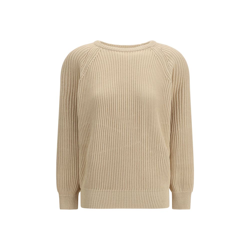 Beige cotton sweater