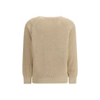 Beige cotton sweater