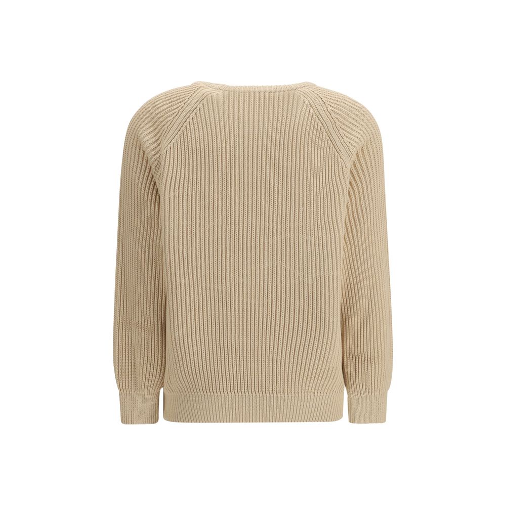 Beige cotton sweater