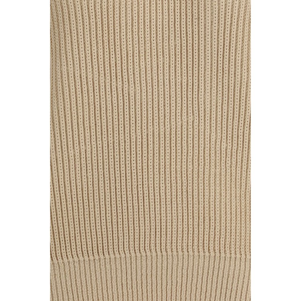 Beige cotton sweater
