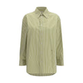 Two-tone cotton shirt