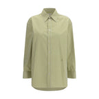 Two-tone cotton shirt