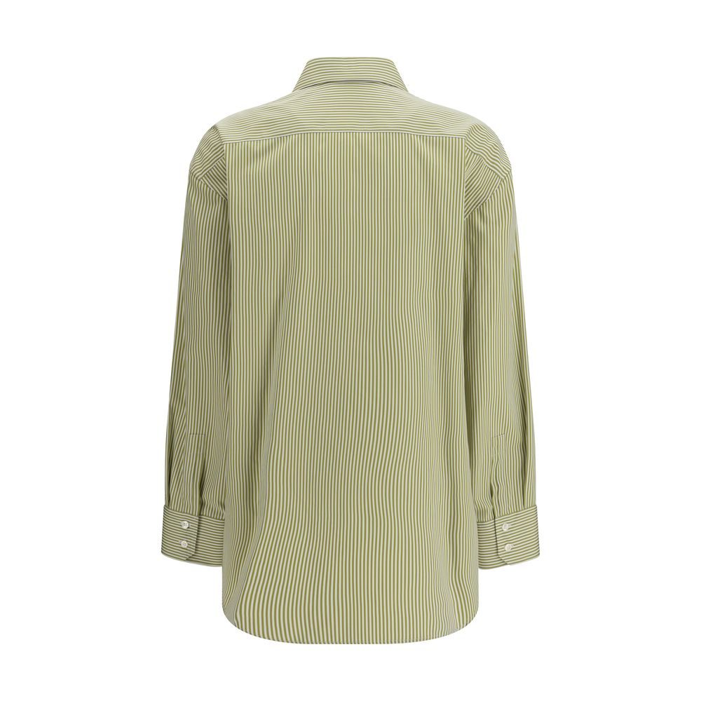 Two-tone cotton shirt