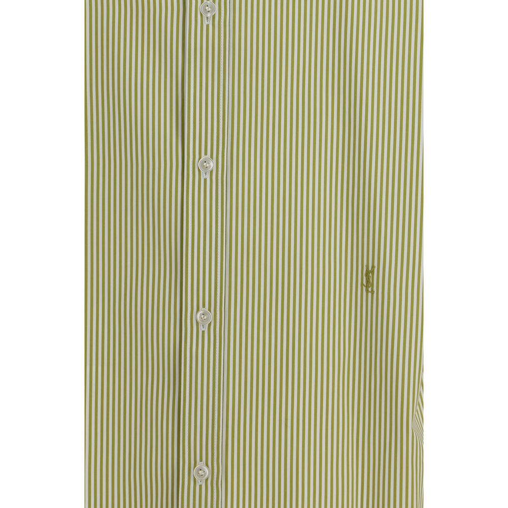 Two-tone cotton shirt