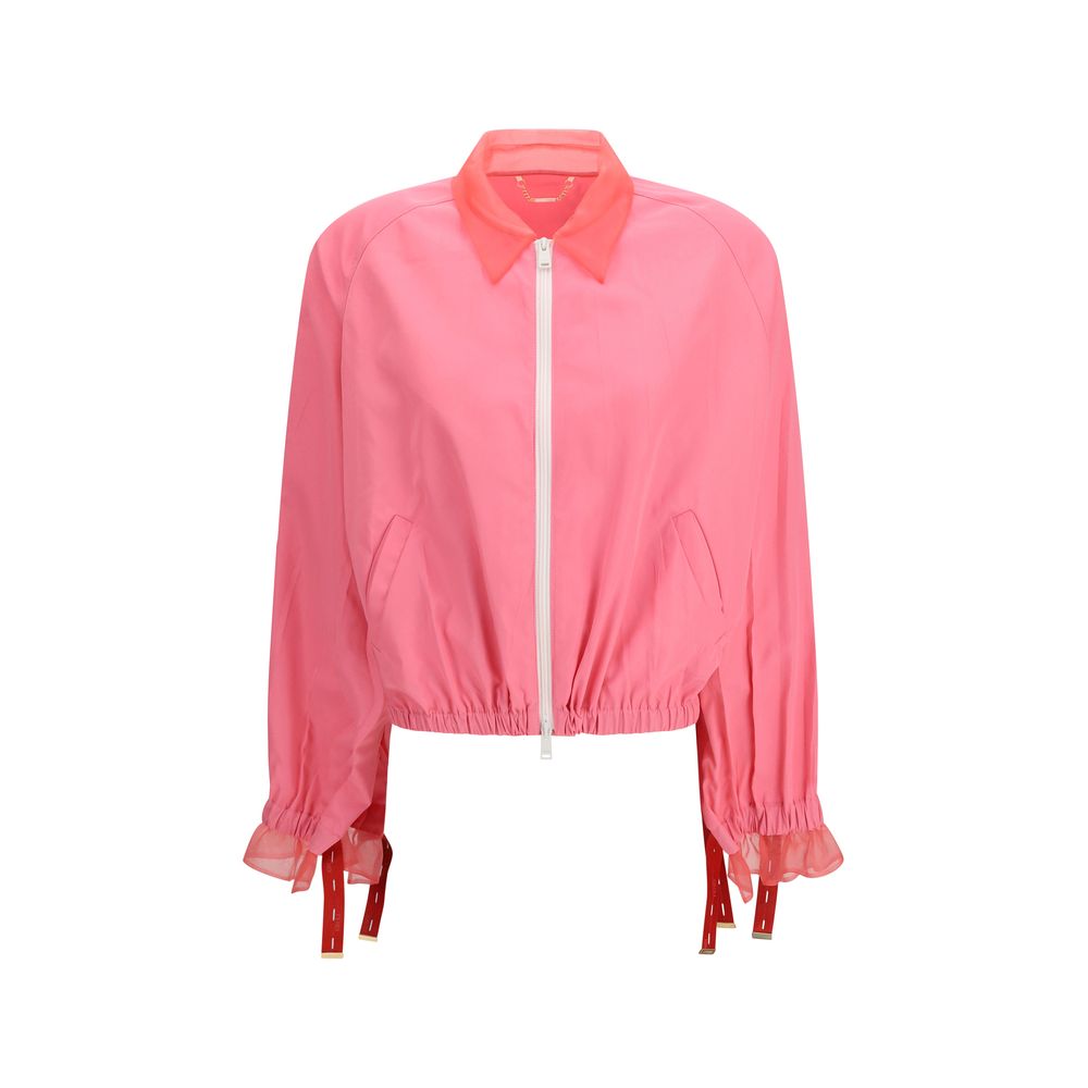 Bomber in viscosa multicolore