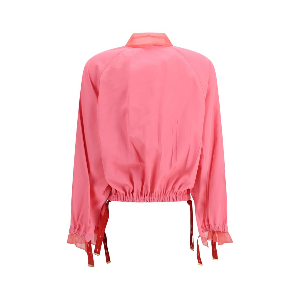 Bomber in viscosa multicolore