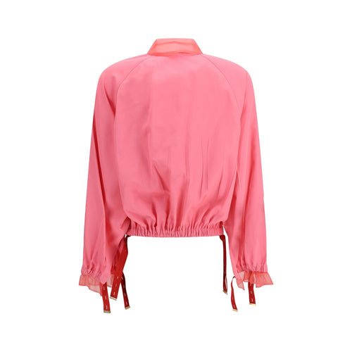 Bomber in viscosa multicolore