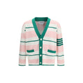 Cardigan con scollo a V in cotone