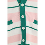 Cardigan con scollo a V in cotone